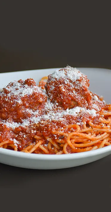 Spaghetti and meatballs